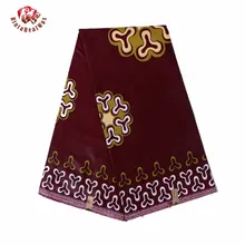 Анкара африканская настоящая восковая печатная ткань дешевая-ткань бинтареалвоск Высокое качество африканская ткань для вечерние платья 24FS1195