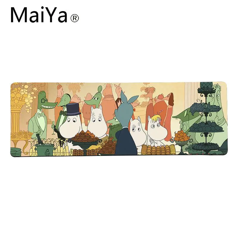 Maiya высокое качество милый Бегемот Moomin Pikku myy большой коврик для мыши ПК компьютерный коврик большой коврик для мыши клавиатуры коврик