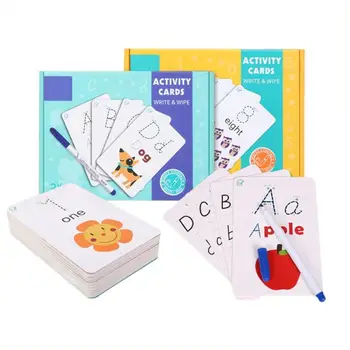 

Alphanumeric Word Writing Cognitive Card Erasable Practice Handwritten Card