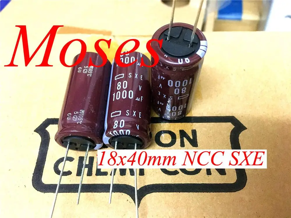 80v 1000uf 100% Original NCC SXE Series Audio Electrolytic Capacitor Radial Capacitance 18x40mm | Дом и сад