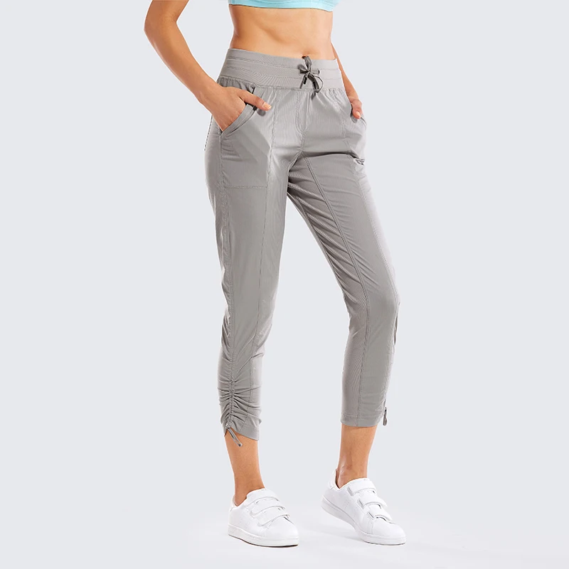 CRZ Йога Женская Go to Studio Jogger полосатые брюки карго с завязками для ног 7/8 тренировочные повседневные штаны