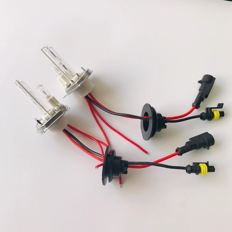 100W H4-2 12V Hid ксеноновая заменяемая лампочка для фар Все супер яркие 8000K