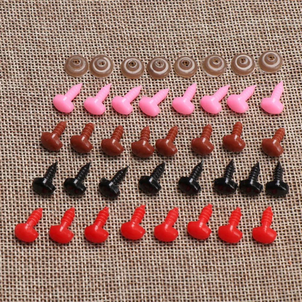 Doll Accessories 100pcs Plastic Triangle Noses for Dolls Toys Bear DIY Safety Nose Buttons Safety Parts Nose Accessories plush doll accessories,doll accessories,doll clothes accessories