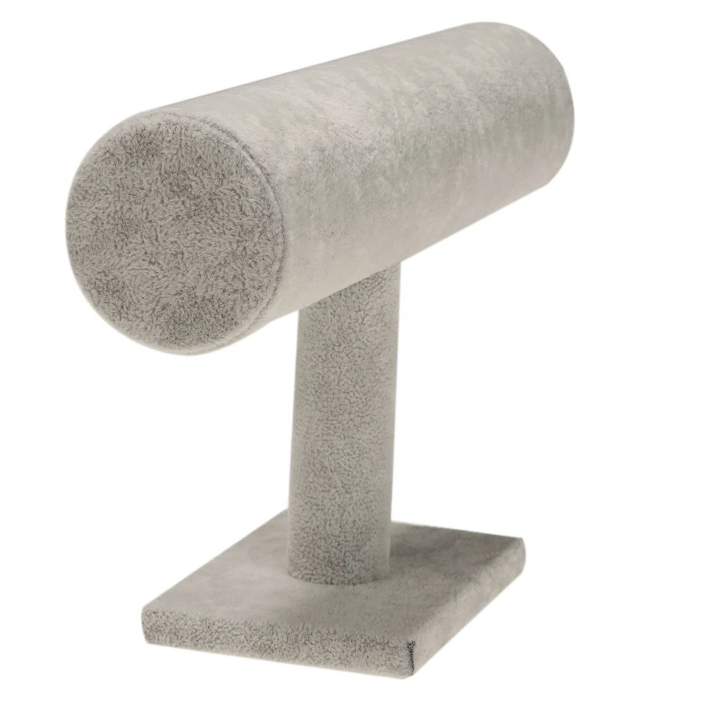 Elegant Jewelry Bracelet Show Stand headwear Necklace Watch Display Stand Holder Organizer T-bar display jewelry shop accessory