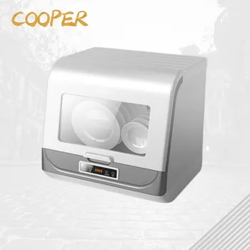 Cheap Fully Automatic Household Dishwasher Desktop Small Heat Disinfection Spray Type Dishwashing Machine