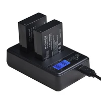 LP-E12 LP E12 LPE12 Battery & LCD USB Dual Charger for Canon EOS M EOS M10 M50 M100 100D Kiss X7 Rebel SL1 Camera 1