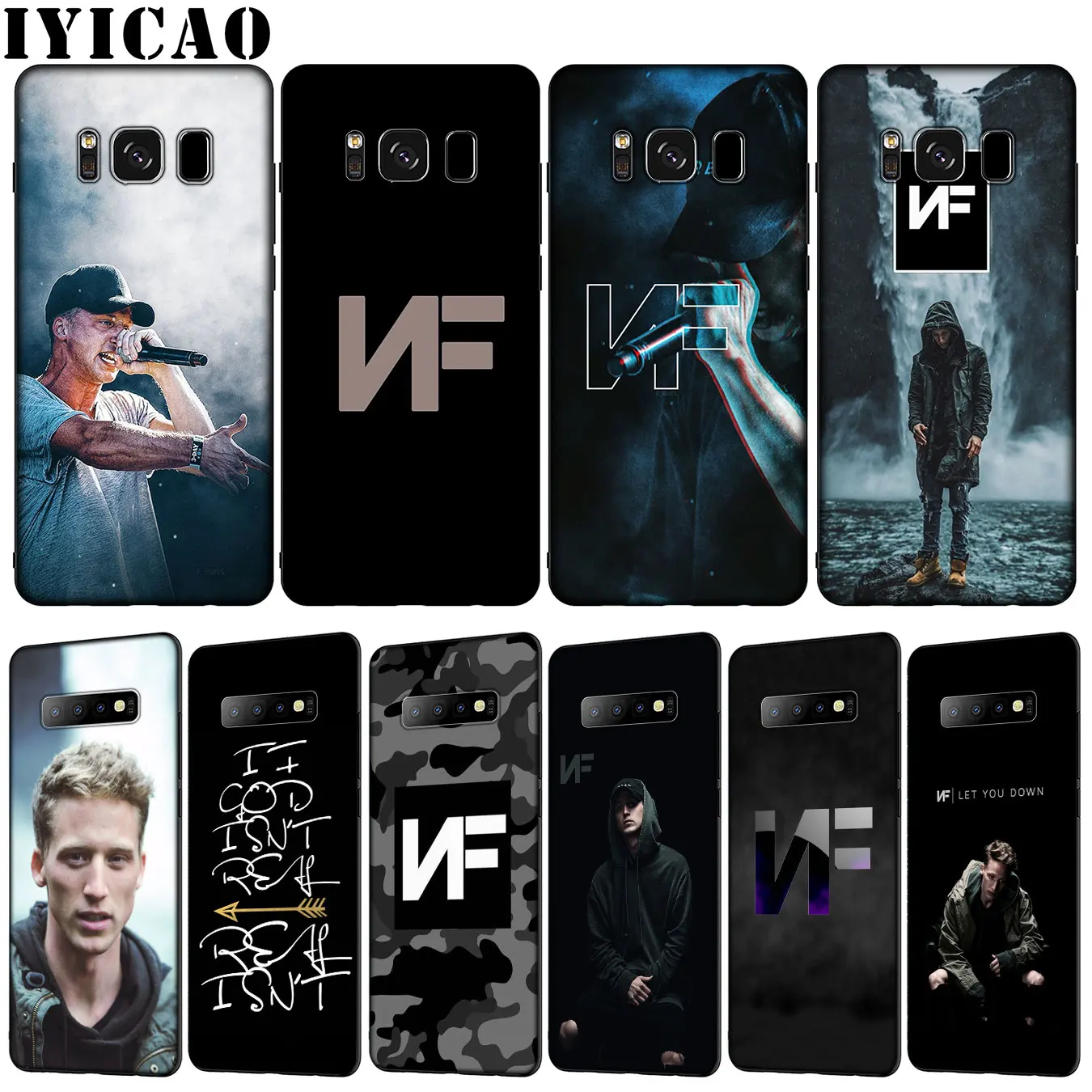 IYICAO NF Rapper Soft TPU Silicone Phone Case for Samsung Galaxy S20 Ultra S10 Lite S9 S8 Plus S6 S7 Edge S10e | Мобильные телефоны