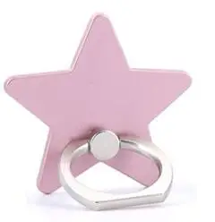 StarRosegold Универсальный 360 кольцо-держатель для пальца мобильный телефон подставка держатель Поддержка для IPhone Xiaomi huawei samsung LG htc Кролик кошка сердце - Цвет: StarRosegold