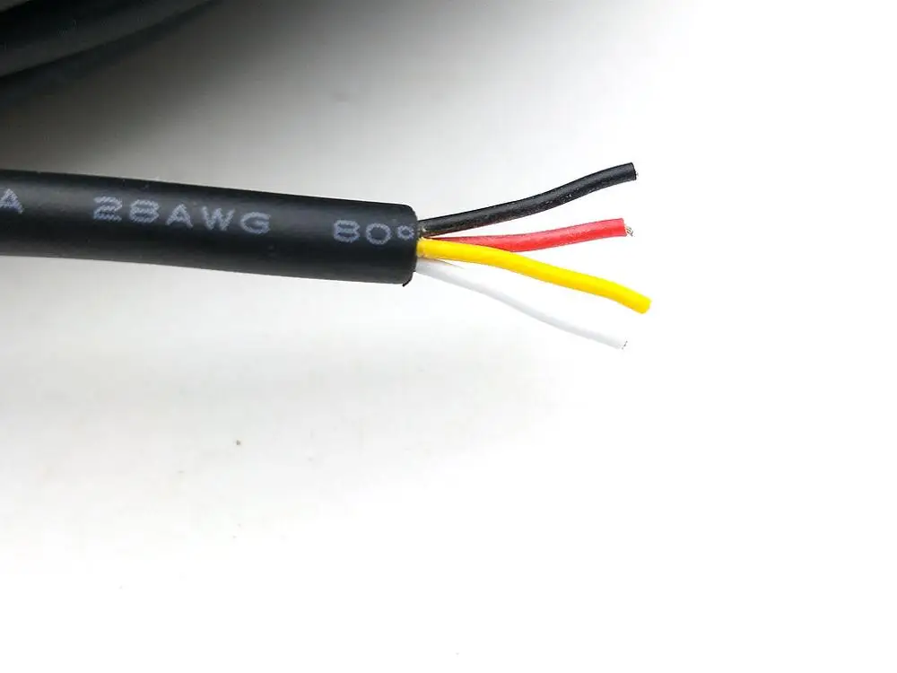 Кабель 50 м 28awg 4 ядра ПВХ кабель 300 В 80 градусов Цельсия|cable 50m|cable 28awgcable pvc |