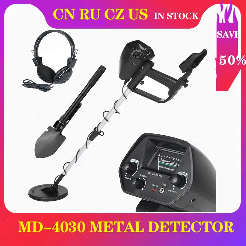 MD 4030 Professtional Underground Metal Detector Adjustable Gold Detector Treasure Hunter Tracker Search Circuit Metales|Industrial Metal Detectors| - AliExpress