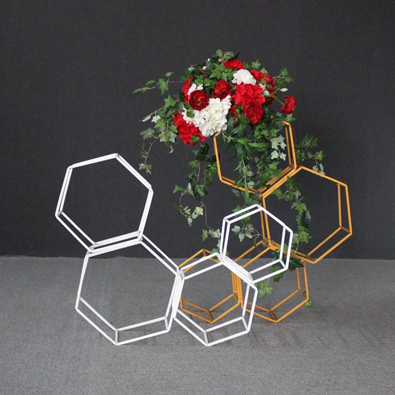 

Creative Iron Wedding Frame Background Arch Road Lead Wedding Stage Decoration Four or Six Side Set Window Decoration Pendant