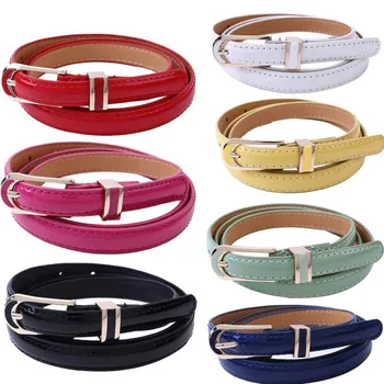 

New Fashion Women's Vintage Accessories Casual Thin Leisure Leather Belt belts cinturon mujer ceinture femme ремень ремни пояс