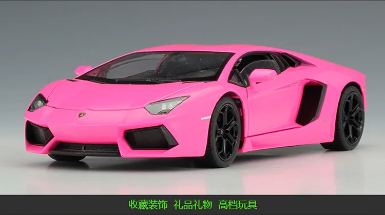 Welly 1:24 Lamborghini Aventador модель автомобиля из сплава Diecasts& игрушечные транспортные средства коллекционные подарки не-пульт дистанционного управления Тип транспортная игрушка