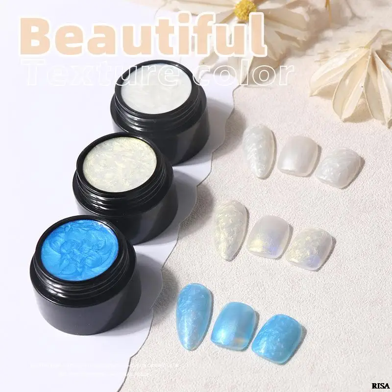 Phototherapy Gel Nail Polish Mother-of-pearl Texture Nail Polish Glue Nail Tools