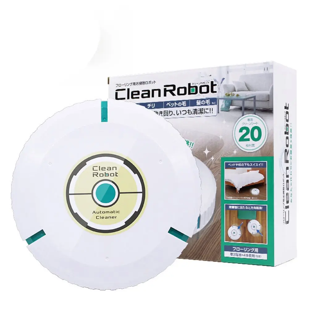 

Home Auto Cleaner Robot Microfiber Smart Robotic Mop Floor Corners Dust Cleaner Sweeper Vacuum Cleaner Battery and charging use