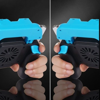 

4.0"-6.5" Slient Cooling Fan Ergonomic Design Gaming Grip Mobile Controller with Adjustable One-click Burst Shoulder