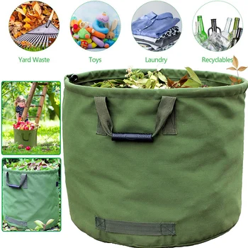 

33 Gallons Garden Bag Sack Leaf Garden Gardening Reusable Foldable Pot Planting Growing Bags for Vegetables macetero jardin D40