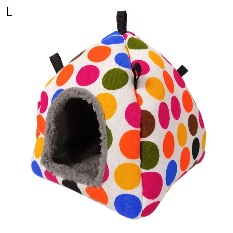 Winter Warm Bird Nest House Hanging Hammock Bed Cage Toy for Pet Parrot Budgie - Цвет: 2