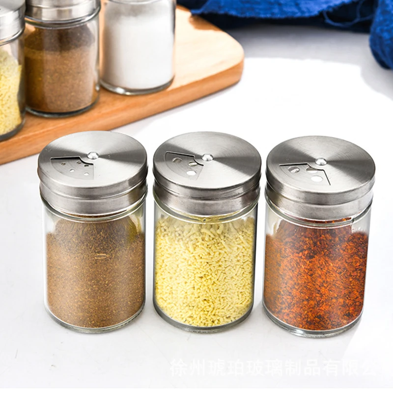 https://ae01.alicdn.com/kf/Hf6be1a79662e43da8c968d55f0fe5a0dQ/Glass-Seasoning-Bottle-Seasoning-Bottle-Seasoning-Pot-Stainless-Steel-Rotating-Lid-Kitchen-Utensils-Pepper-Shaker-Barbecue.jpg