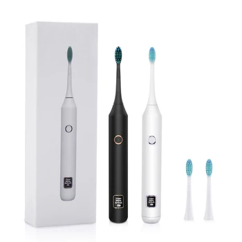 

New Adult Sonic Electric Toothbrush Adult Rechargeable Fur Automatic Waterproof Couple Sonic Toothbrush Vibration 3 Mode Clean