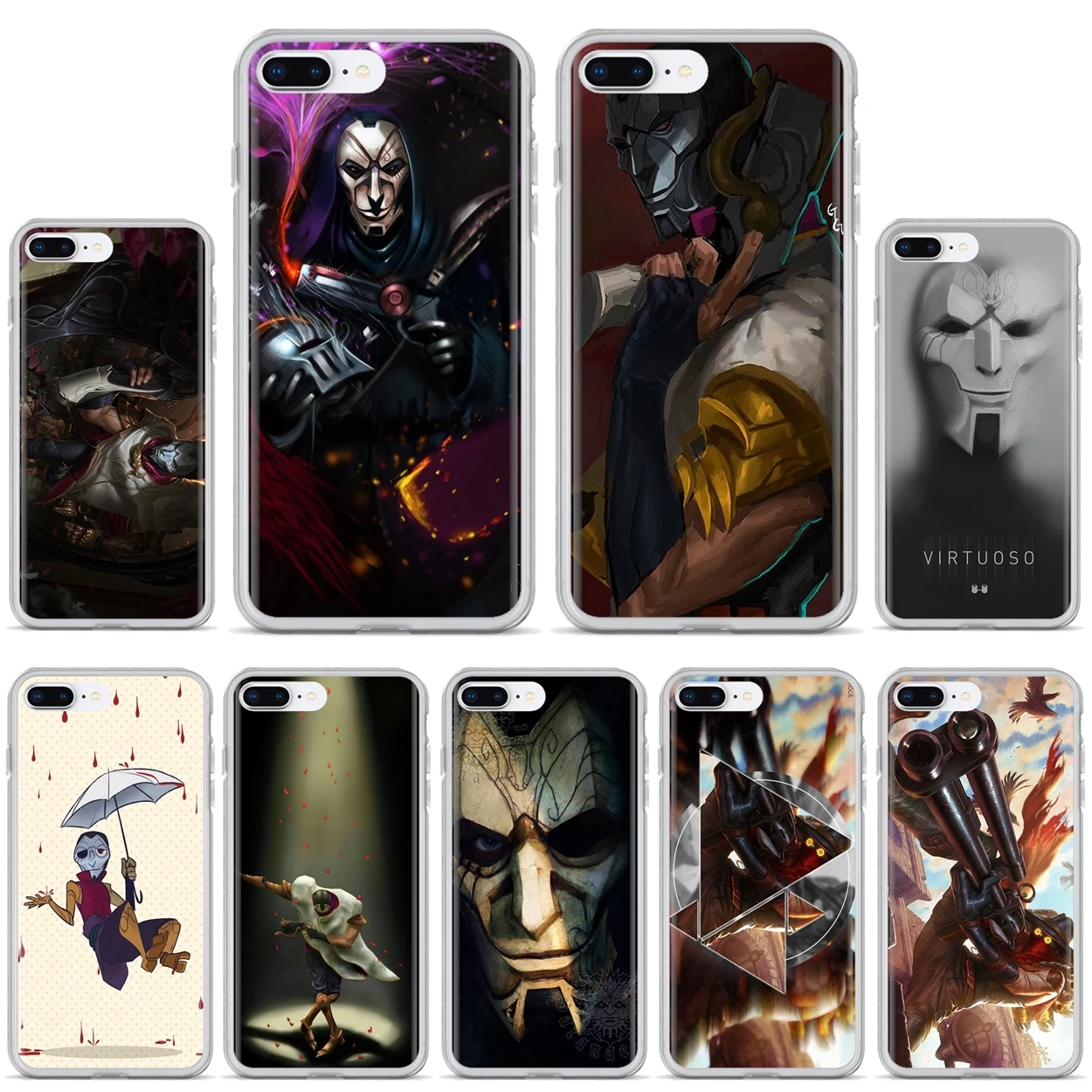 Jhin Singed LOL League of Legends силиконовый чехол для iPhone iPod Touch 11 12 Pro 4 4S 5 5S SE 5C 6 6S 7 8 X XR XS Plus Max 2020
