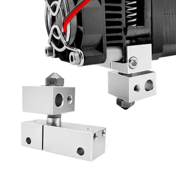 

1Set MK10 All Metal Hotend Kit with Heater Block Threaded Nozzle 3D Printer Part