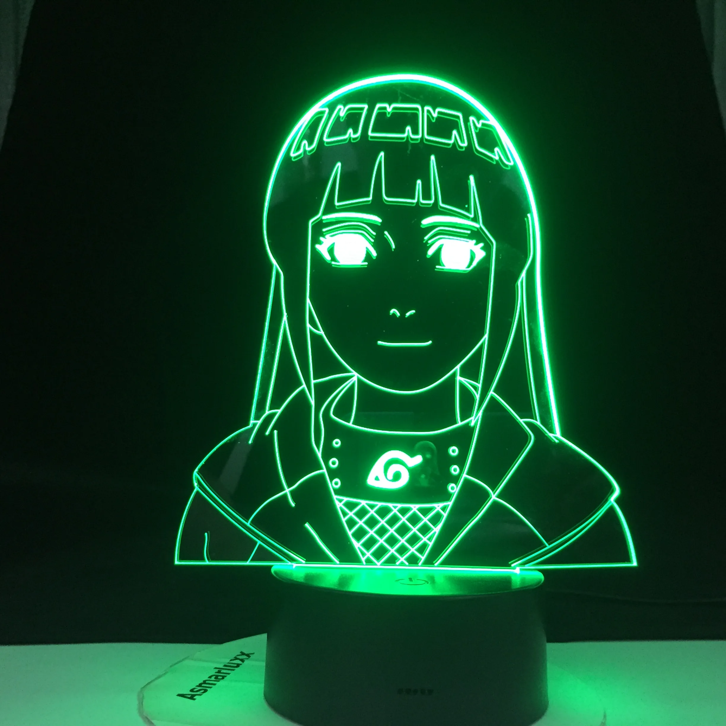 Фигурка Naruto Hinata Hyuga 16 цветов сменный аккумулятор Usb светодиодный ночсветильник
