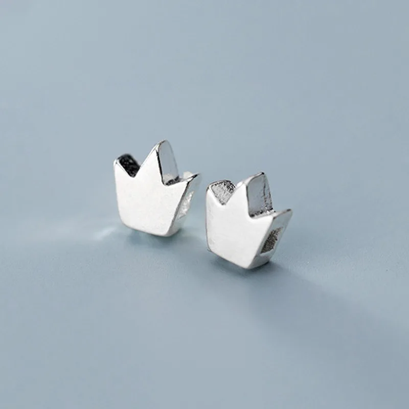 

2pcs/lot 925 Sterling Silver Crown Shape Spacer Beads 5x4.5mm S925 Silver Charm Beads DIY Fine Jewelry Making Bracelets Supplier