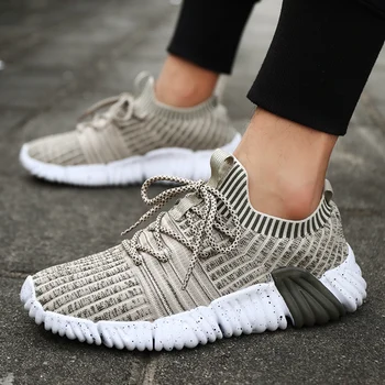 

Brand New Men Fashion Leisure Shoes Soft Soles Breathable All season Walking Hot Top Quality Socks Men Casual Shoes