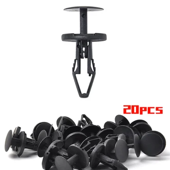 

MIKKUPPA 20PCS Air Dam Grille Push-Type Retainer- 6.5mm Fender Liner Retainer Clips for Cadillac STS /Ford E-150 E-250 E-350