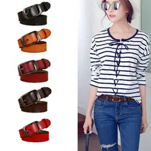 New Luxury Leather Belt For Women Jean Strap Casual All Match Ladies Adjustable Belt Designer High Quality Brand Girdle