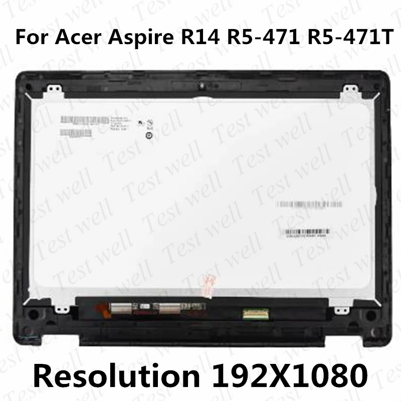 Оригинальный ЖК-дисплей для Acer Aspire R14 планшетофон с сенсорным цифровым