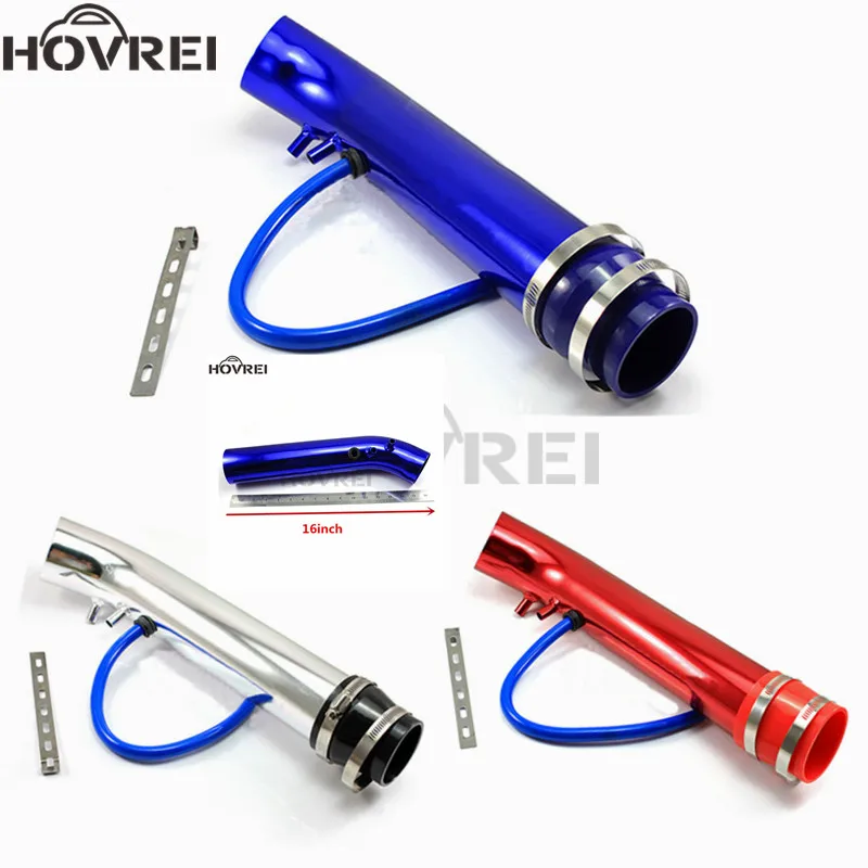 3" 76mm Universal car Aluminum Air Intake Pipe Kit 3inch Racing Car Cold filter | Автомобили и мотоциклы