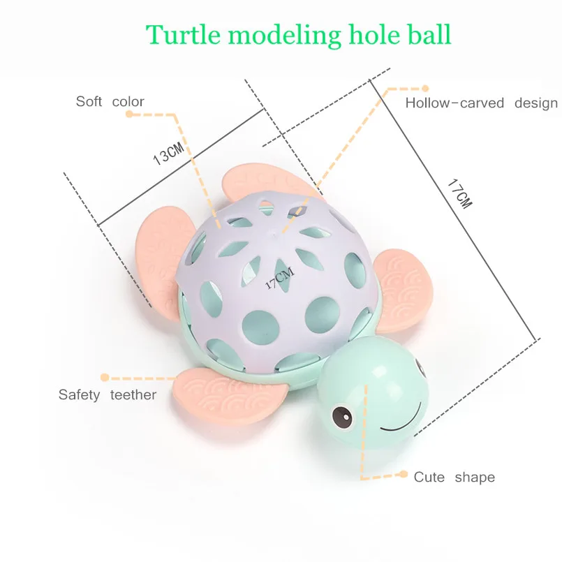 Оранжевый toys for baby 0-12 month plastic Animal model toy toddler boy teether rattle crib mobile frog toys for children sensory toys - Цвет: Оранжевый