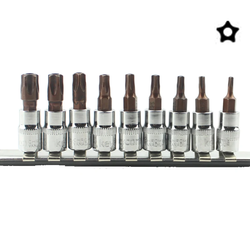 T10T50 Pentalobe Screwdriver Bit Set 1/4 3/8 inch Drive Socket Head