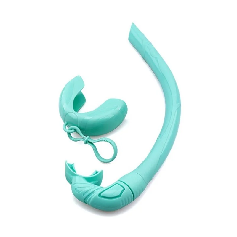 TOOKE 올 실리콘 스노클링 수중 스쿠버 프리 다이빙, 실리카 젤 접이식 스노클링, 유연한 소프트 습식 호흡 튜브