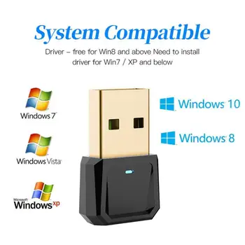 

PC USB Adapter Transmitter 5.0 Wireless USB Bluetooth Adapter For Computer Laptop Mini Blueooth Dongle For Mouse Gamepad Printer