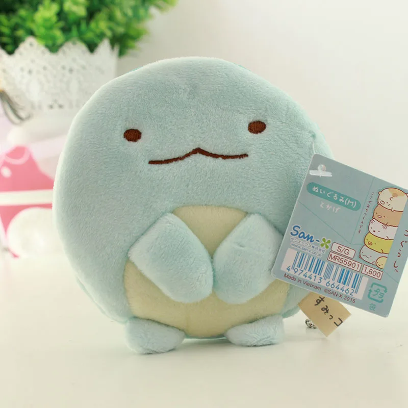 1 шт., мультяшный милый плюшевый Кошелек Sumikko Gurashi аниме, Детский плюшевый Кошелек, плюшевые игрушки, милые животные, брелок, держатель для карт, сумочка, кошелек - Цвет: C