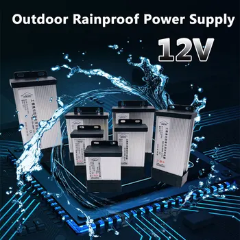 

GTK LED Outdoor Rainproof Power Supply 12v 24v 150w200w250w300w400w lithium battery charger 20A 25A 5A Advertising electric box