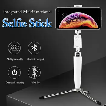 

Tripod Monopod Bluetooth Selfie Stick With Button Remote Camera Selfie Stick for iphone 11 pro Huawei Android Stick