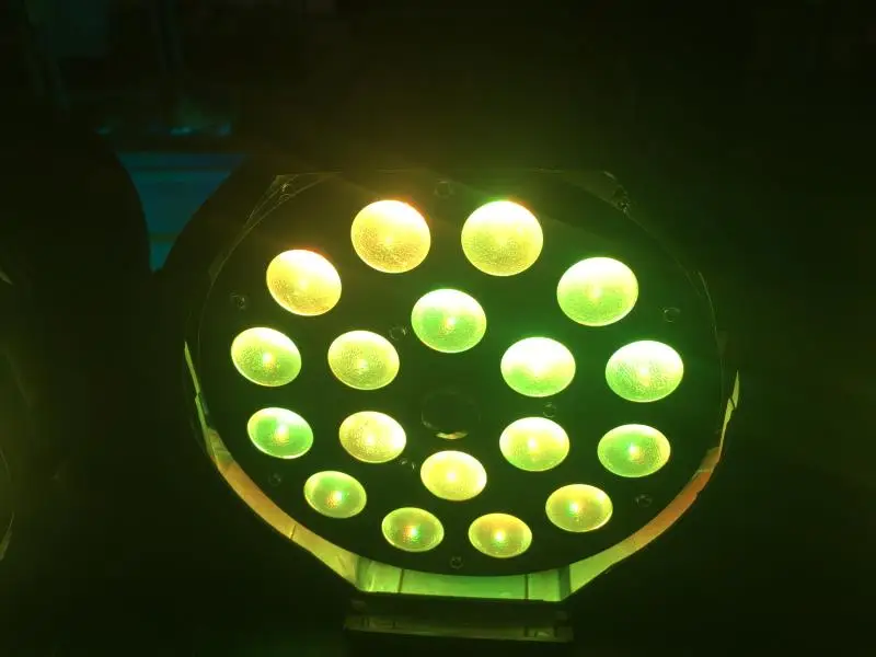 2 единицы в помещении 18*10 Вт RGBW 4в1 zoom wash led par light