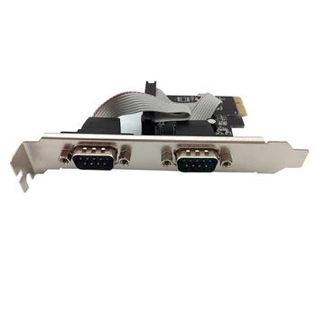 

RS232 Computer Mini Convert 9 Pin With Drive Disc Adapter Add On High Speed Durable Expansion Card PCI-E Serial Port WCH382L