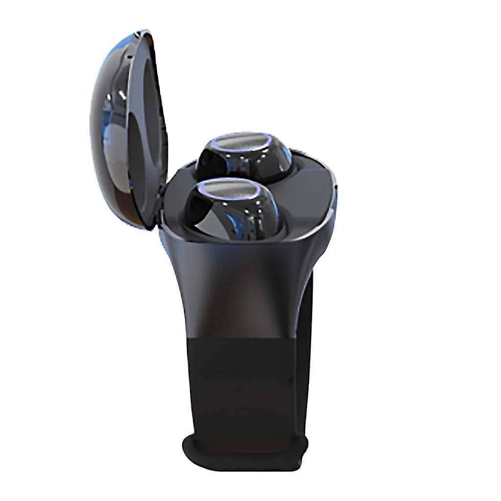 

mosunx Smart Tracker Bracelet BT 5.0 headsets Handheld Audio Sound 2 in 1 Wireless Headset, Stereo Sports Wireless Headset