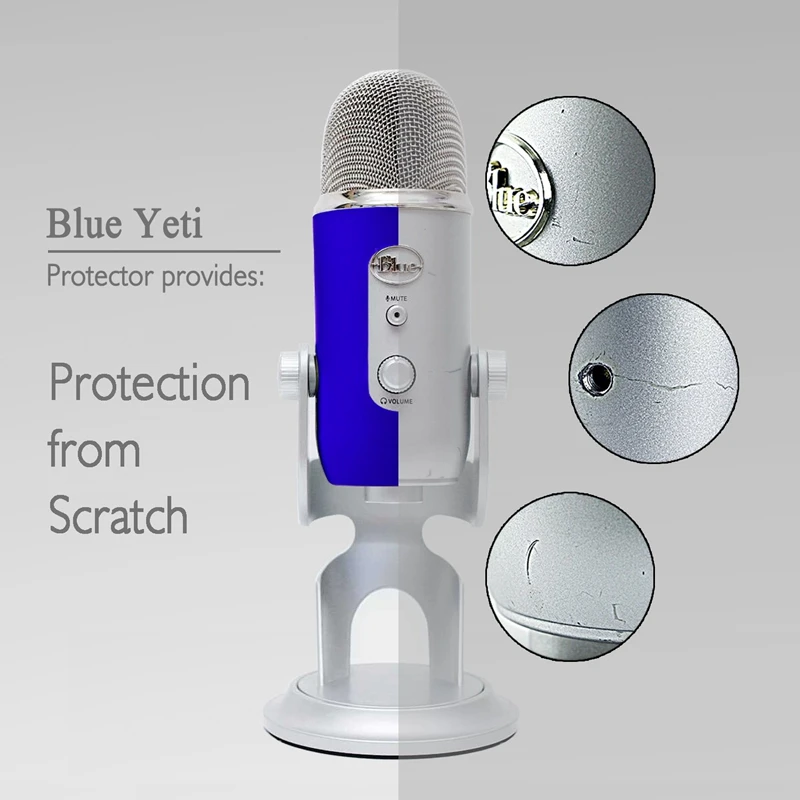 Silica Gel Protector Provides,Full Protection Soft Silicon Cover For Blue&Pro Microphone