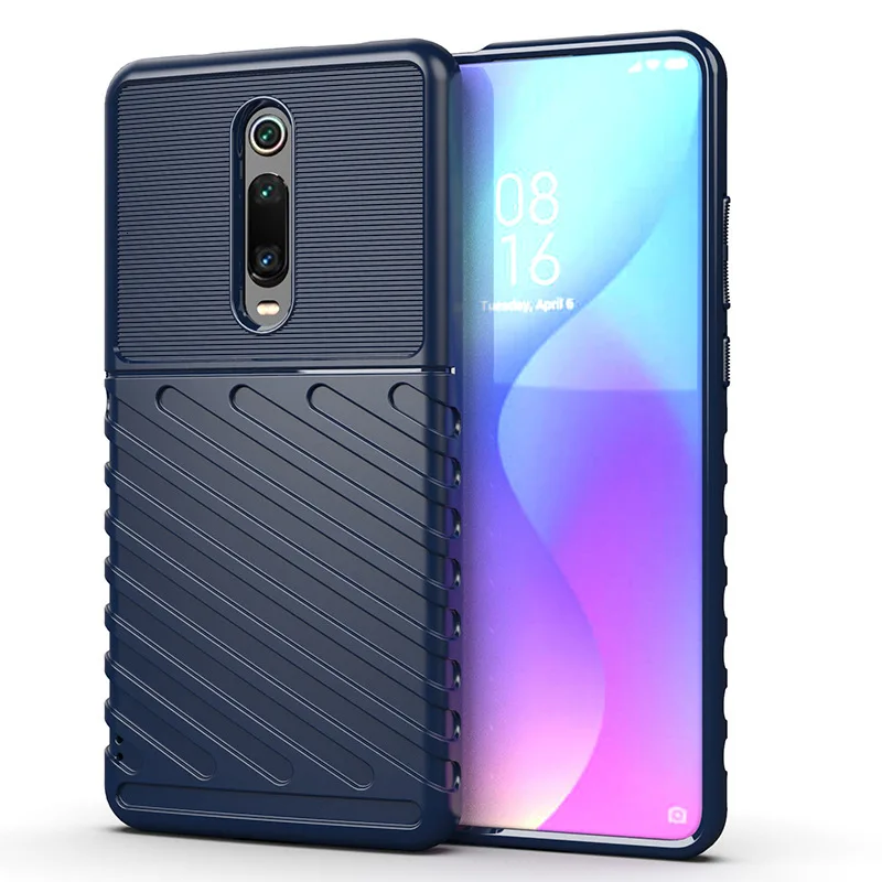 Blue Для Red mi K20 чехол Xiao mi K20 Pro чехол TPU для mi K20Pro задний противоударный корпус MOFi Coque K 20 противоударный Xiomi - Цвет: Blue