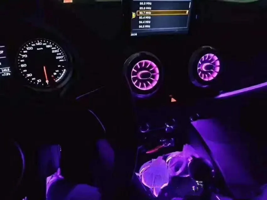 LED RGB multi color Door Trim light Interior ambient light atmosphere