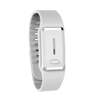 

Smart USB Rechargeable Ultrasonic Mosquito Repellent Bracelet Outdoor Electronic Bionic Wave Insect Repellent (White)