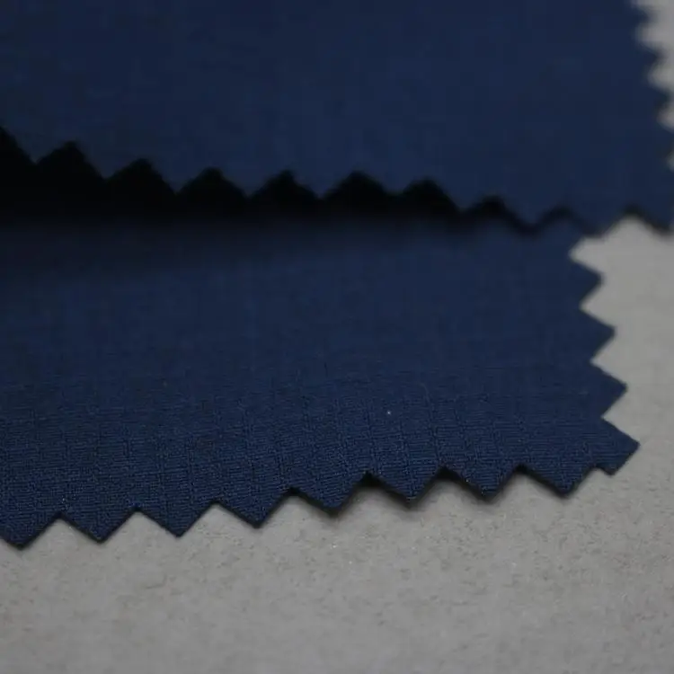 Spot T400 ткань водонепроницаемый ветрозащитный плед ткань четыре эластичные ветрозащитная ткань осень зима хлопок Повседневная ткань - Цвет: Синевато-серый цвет