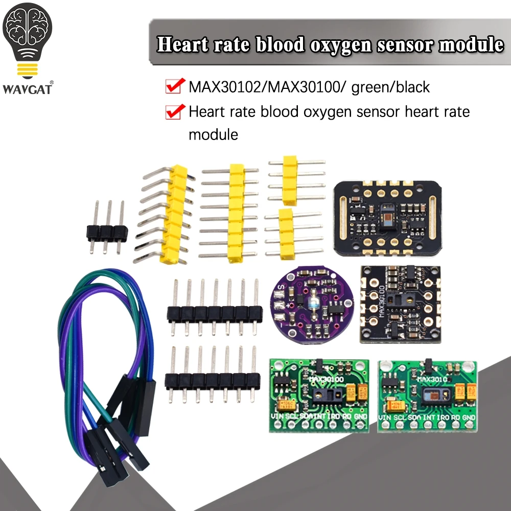 MAX30100-MAX30102-Heart-rate-Sensor-Module-Puls-detection-Blood-oxygen ...