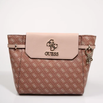 

GUESS BAGS BAG ESME TOTE CINNAMON HWSG75 82230 pink leatherette-pink HANDBAG 72016